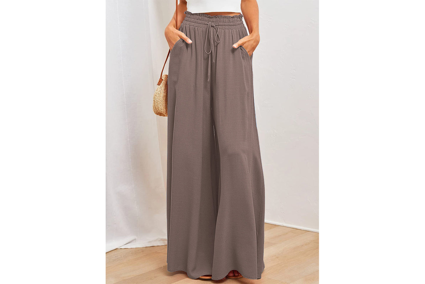 **Casual Wide-Leg Stylish Trousers**