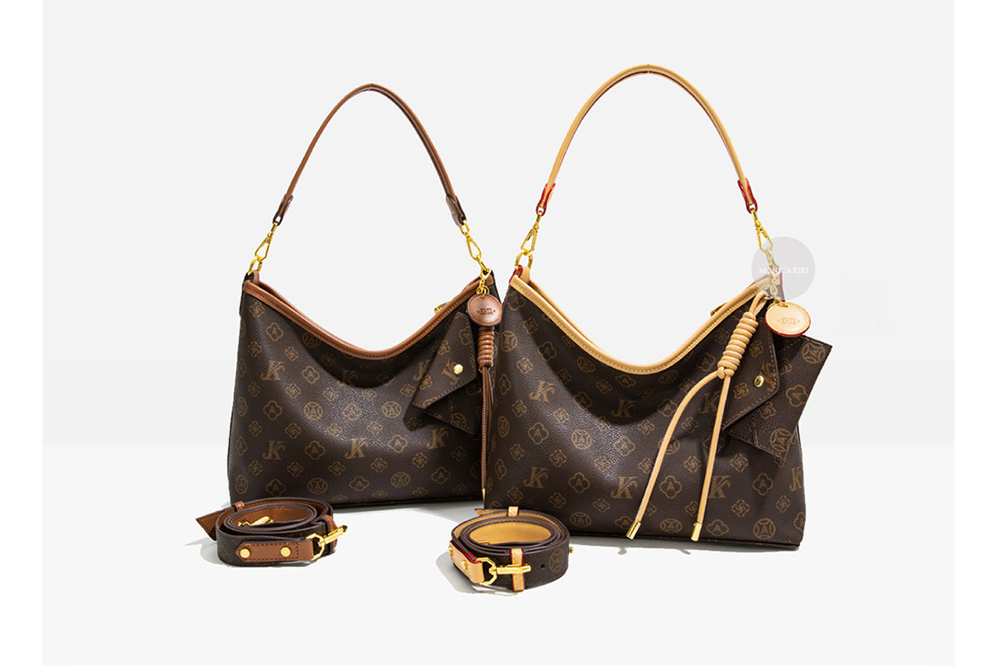 **Monogram Color-Block Tote Bag**