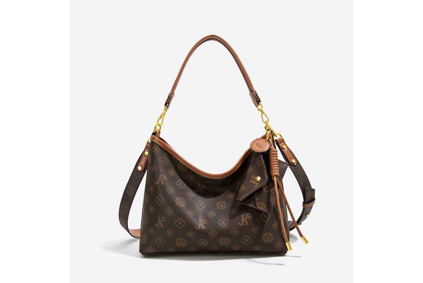 **Monogram Color-Block Tote Bag**