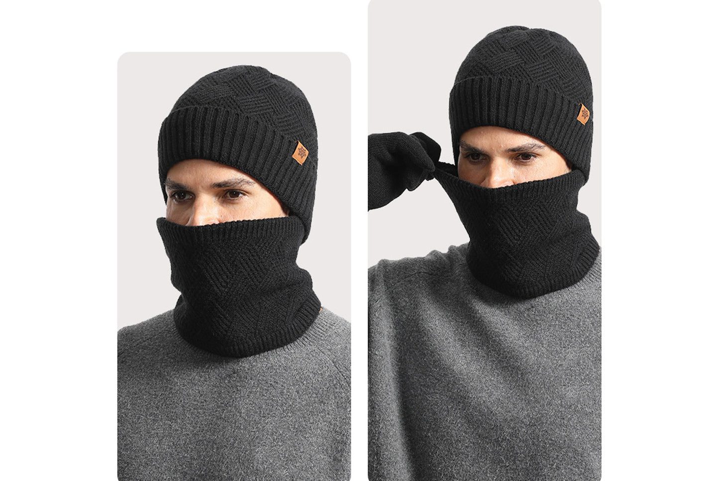 Men's Winter Three-Piece Warm Set