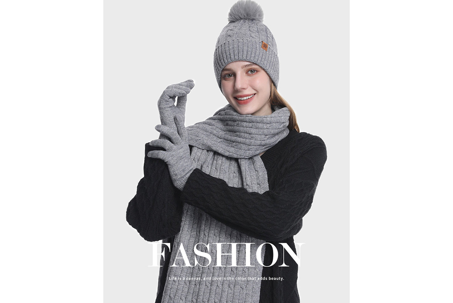 Winter Warm Three-Piece Set