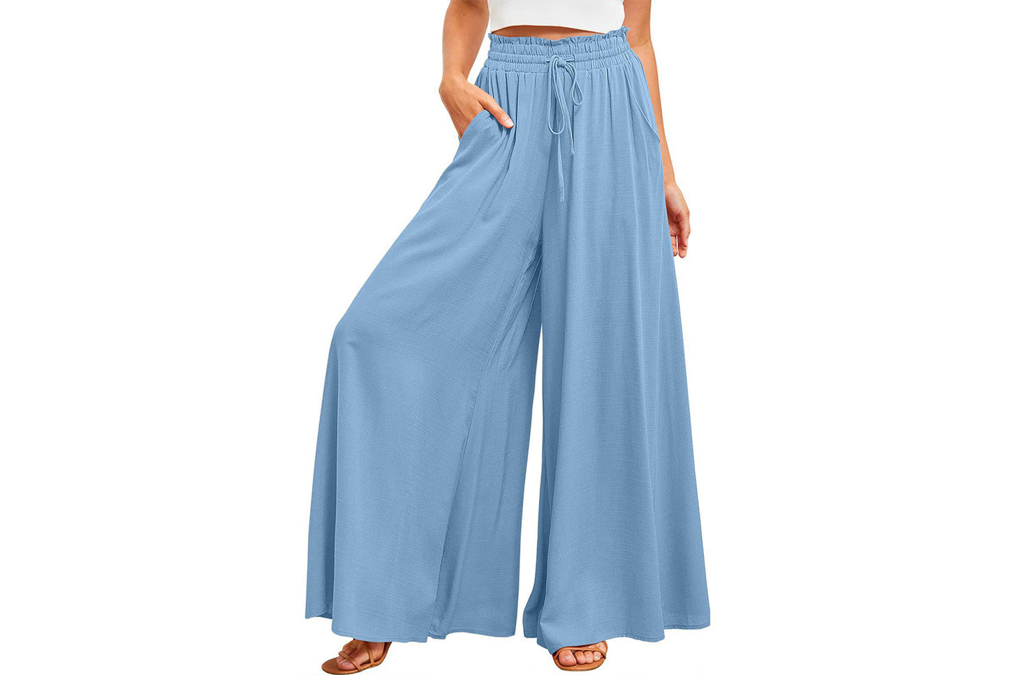 **Casual Wide-Leg Stylish Trousers**