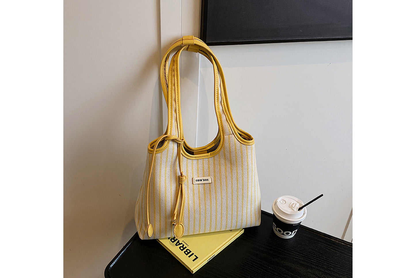 Striped Minimalist Handbag/Shoulder Bag