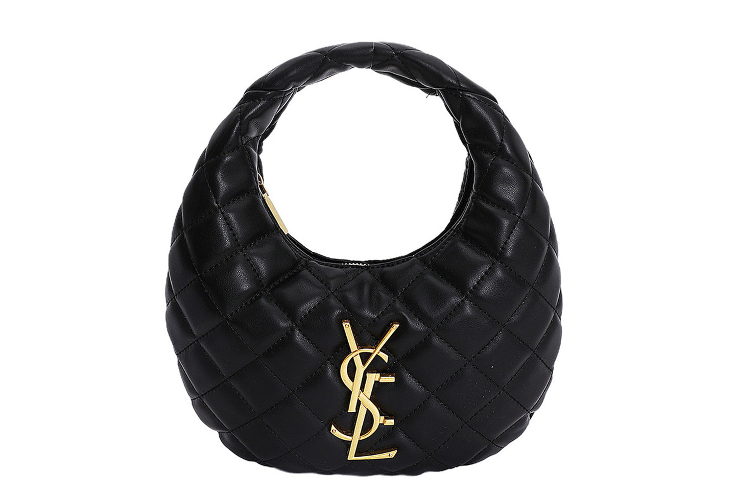 Retro Suede Crescent Bag