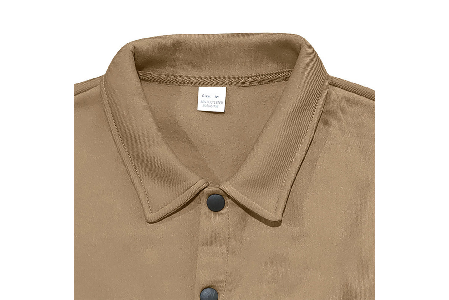 Men's Fleece-Lined Lapel Jacket