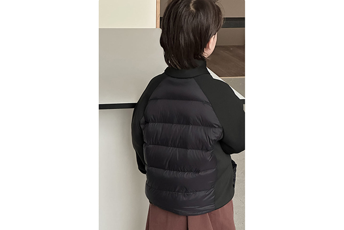 Children's White Duck Down Jacket