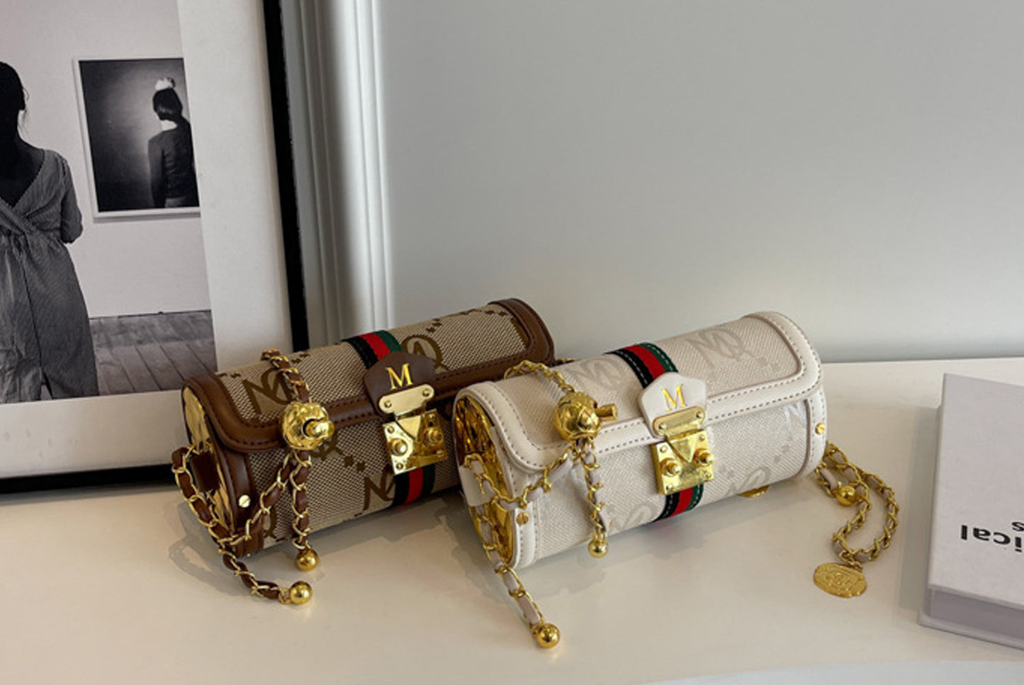 Letter Baguette Bag
