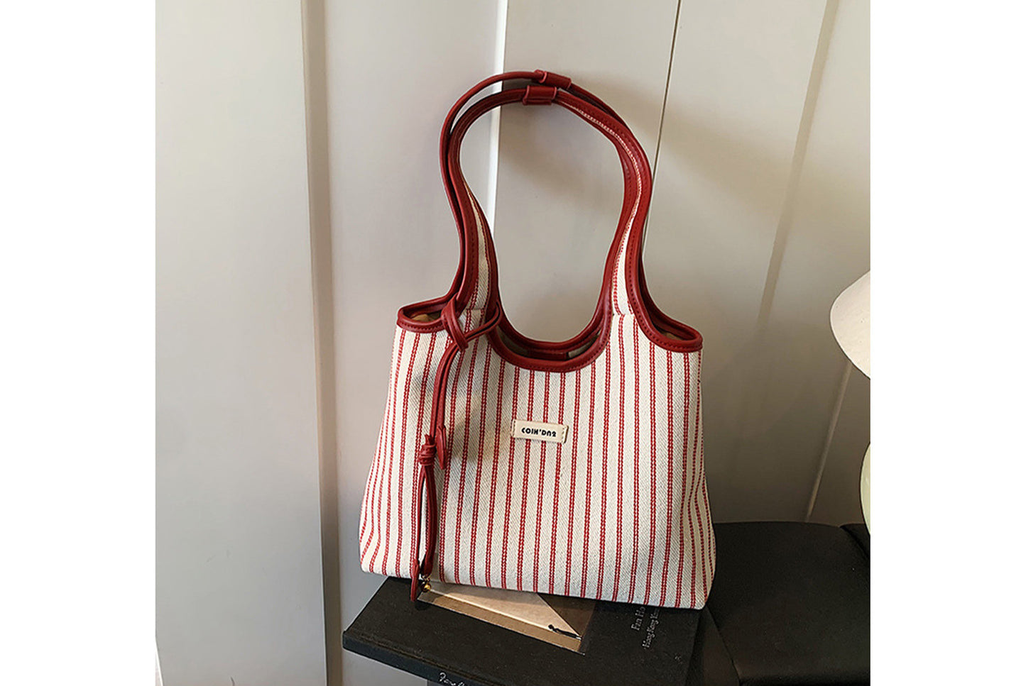 Striped Minimalist Handbag/Shoulder Bag