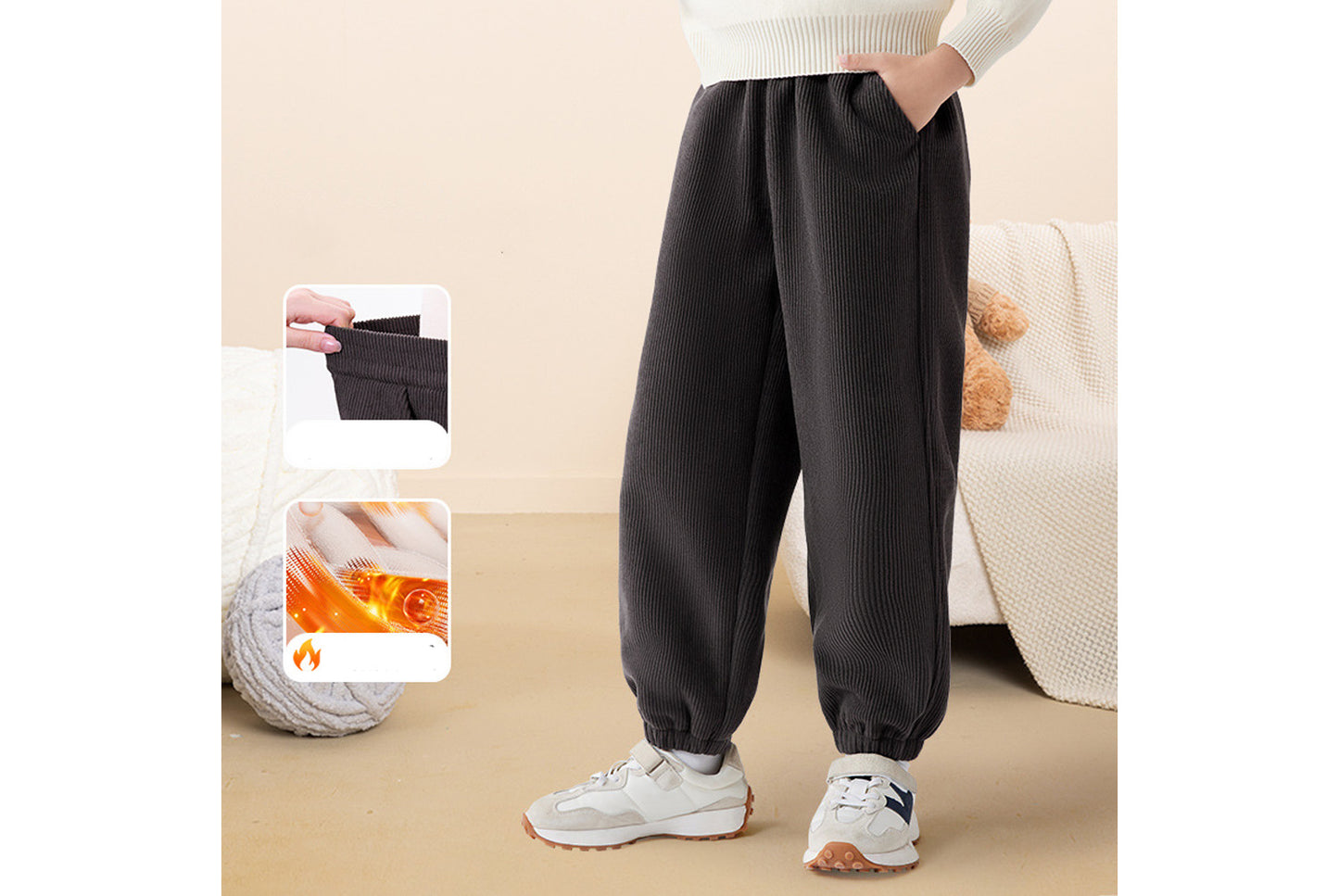 Winter Children's Corduroy Pants