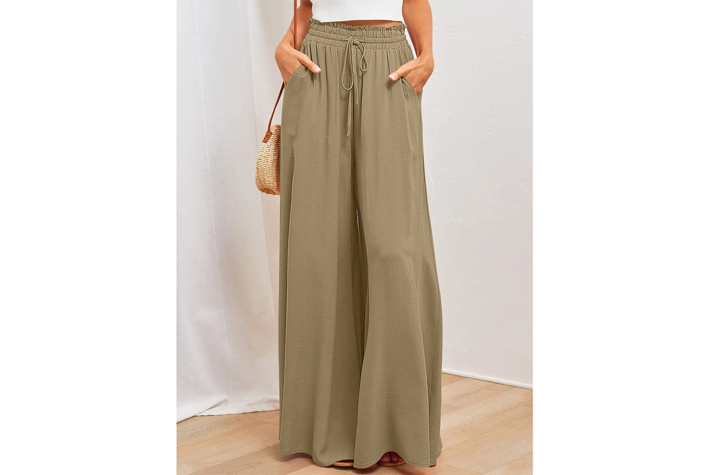 **Casual Wide-Leg Stylish Trousers**