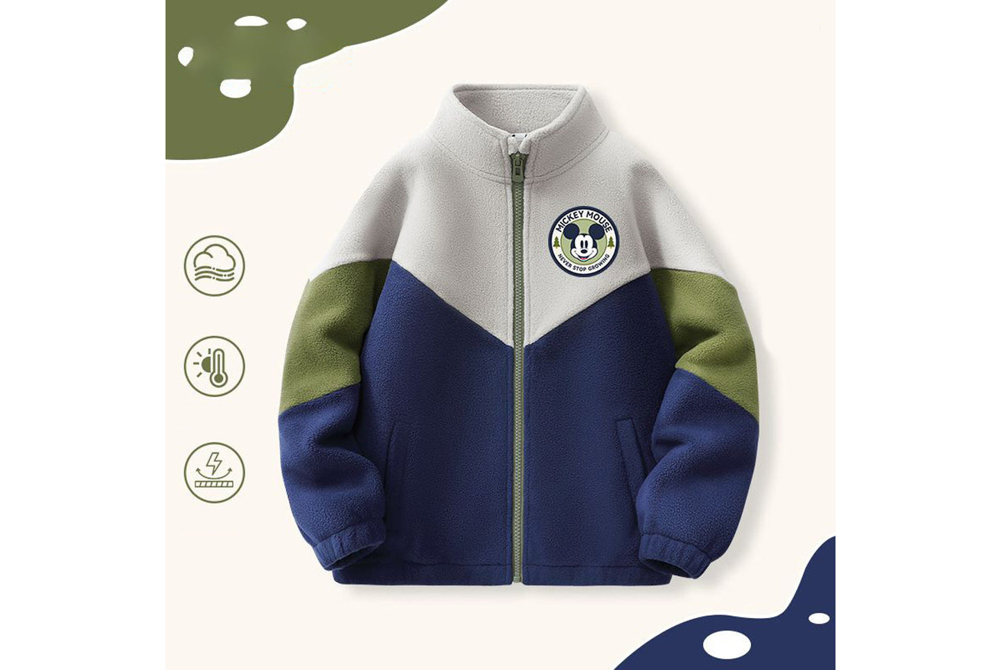Children's Autumn/Winter Double-Sided Fleece Jacket