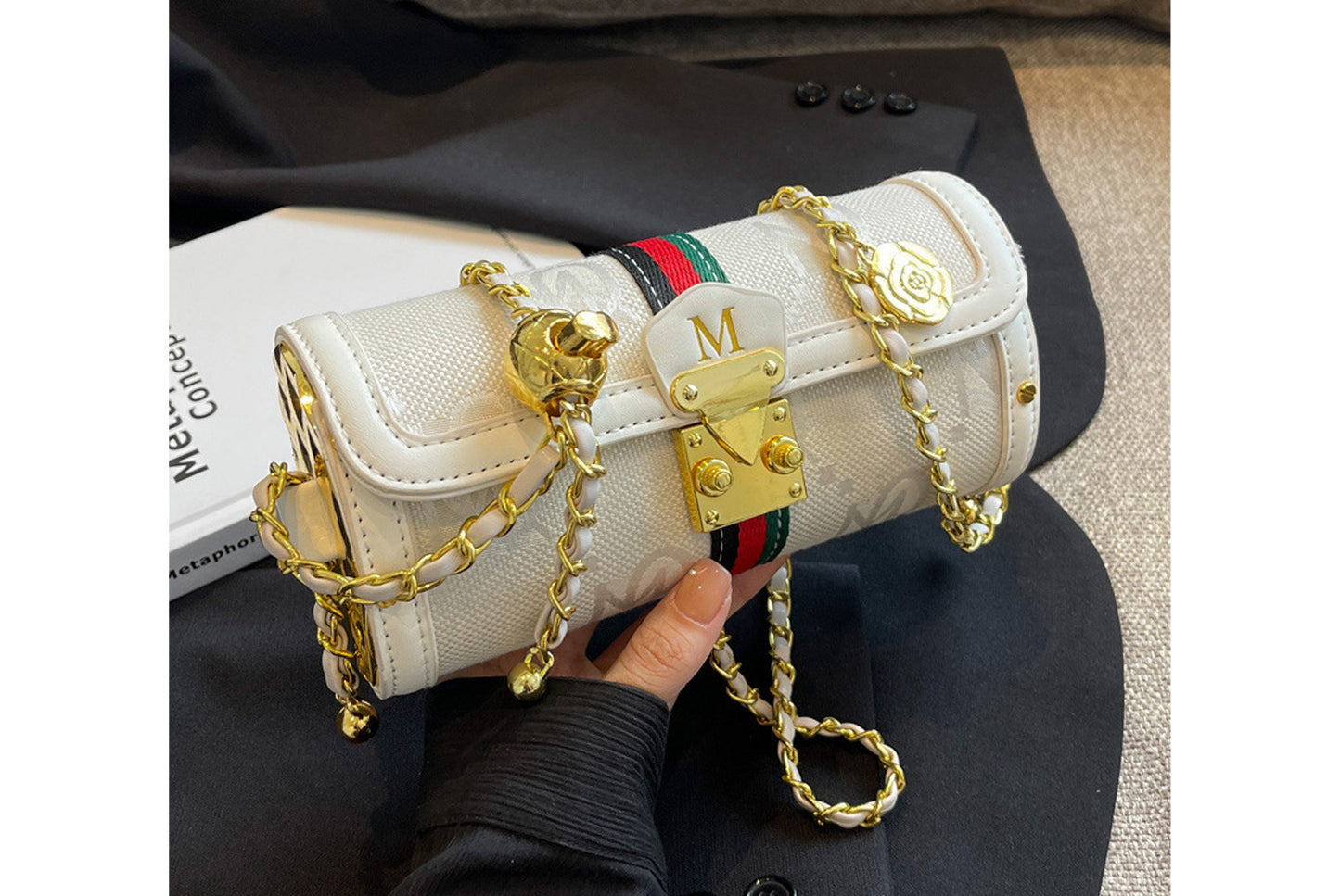 Letter Baguette Bag