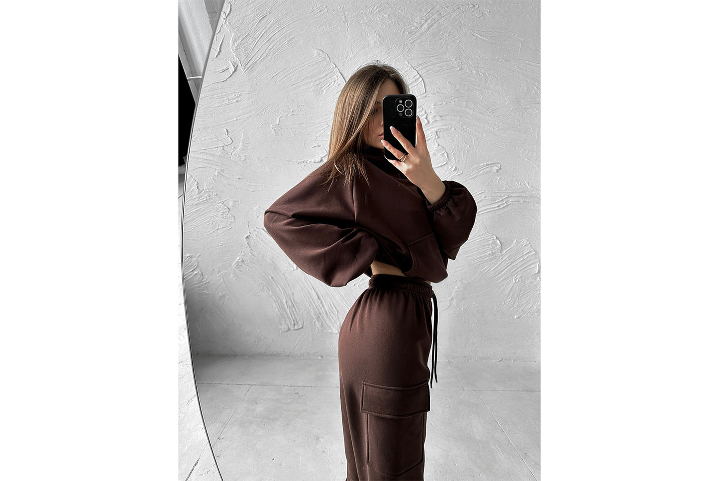 Women's New Fashionable Sporty Casual Hoodie Set