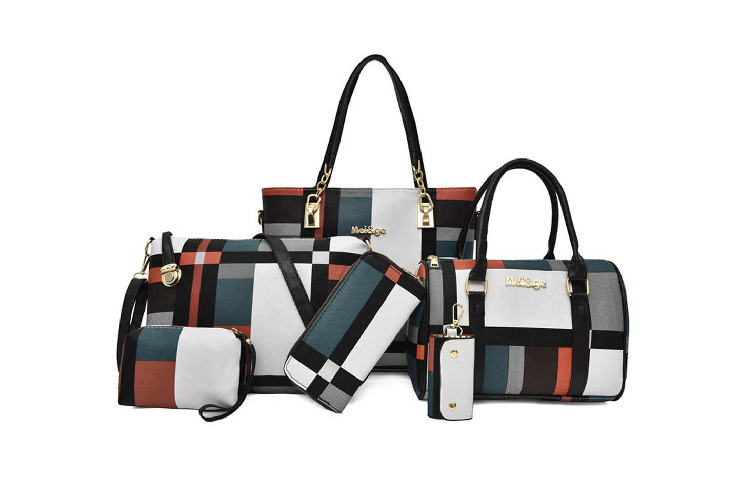Six-Piece Crossbody/Shoulder Bag Set