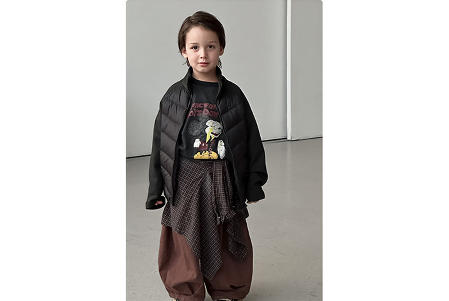 Children's White Duck Down Jacket