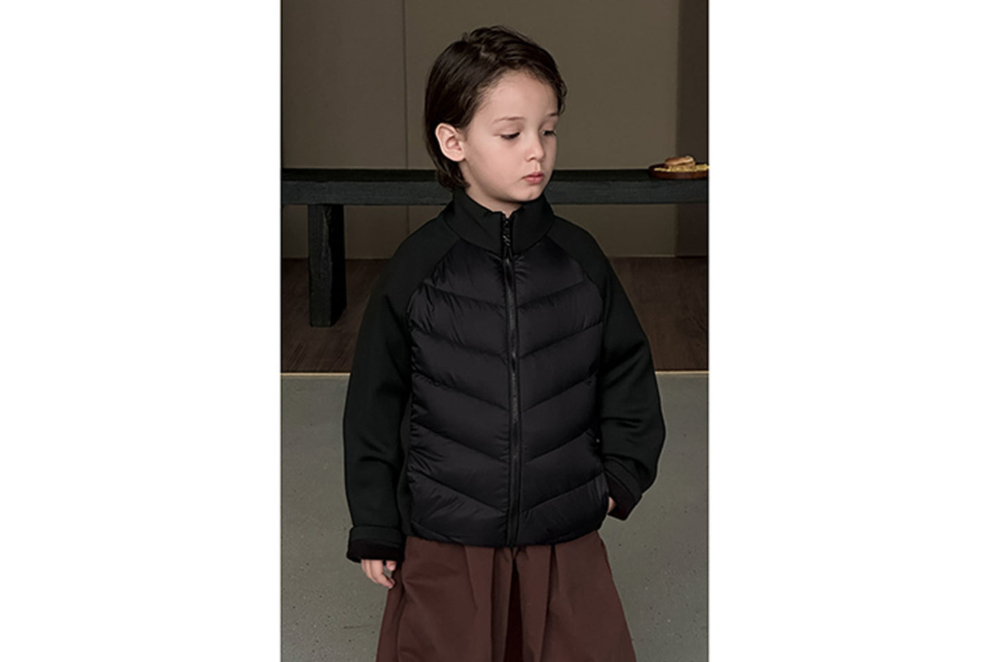Children's White Duck Down Jacket