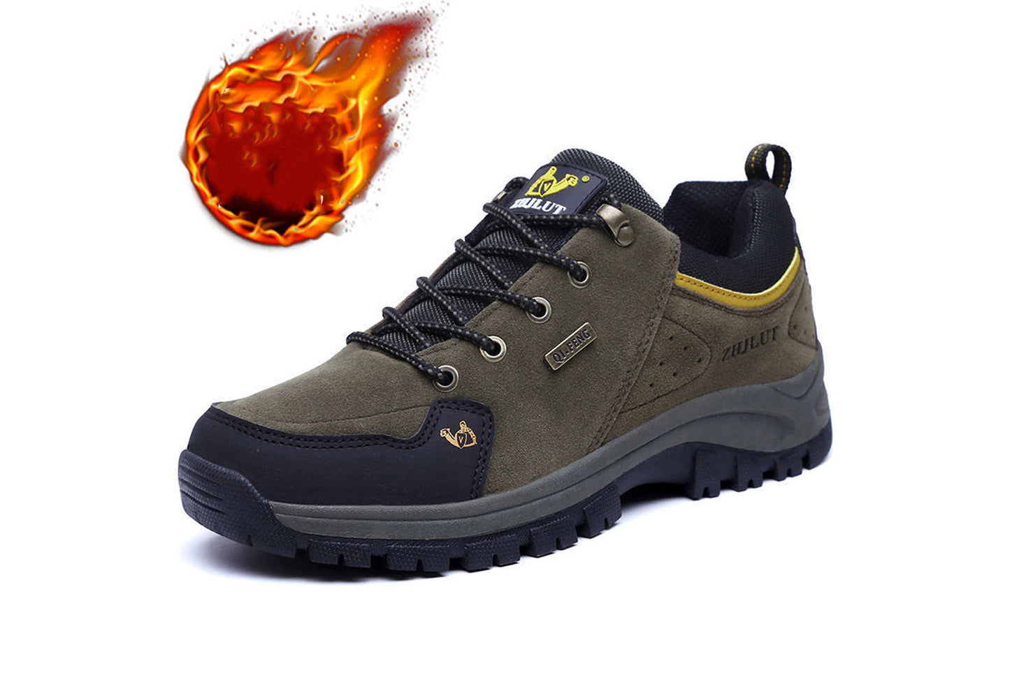 Men's Winter Warm and Non-Slip Walking Shoes