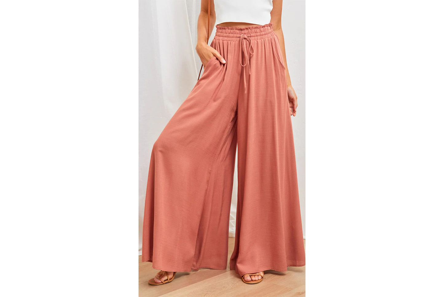 **Casual Wide-Leg Stylish Trousers**