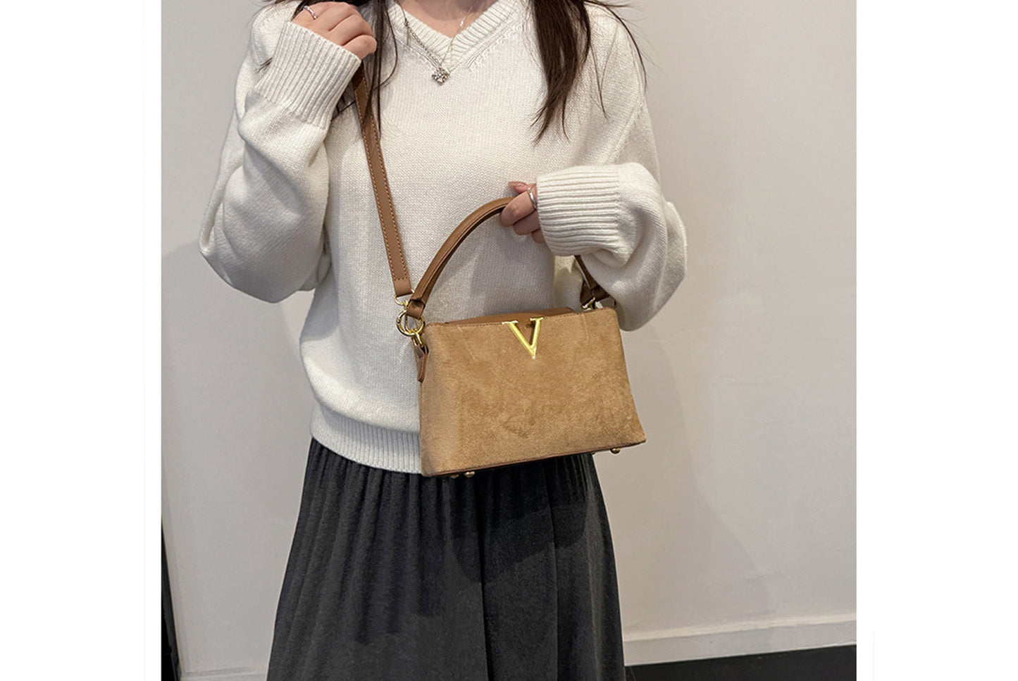 Lychee Texture Crossbody/Handbag