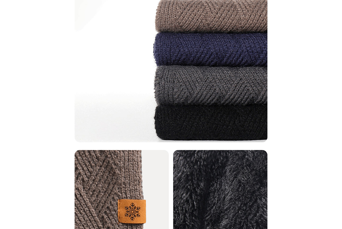 Men's Winter Warm Three-Piece Set