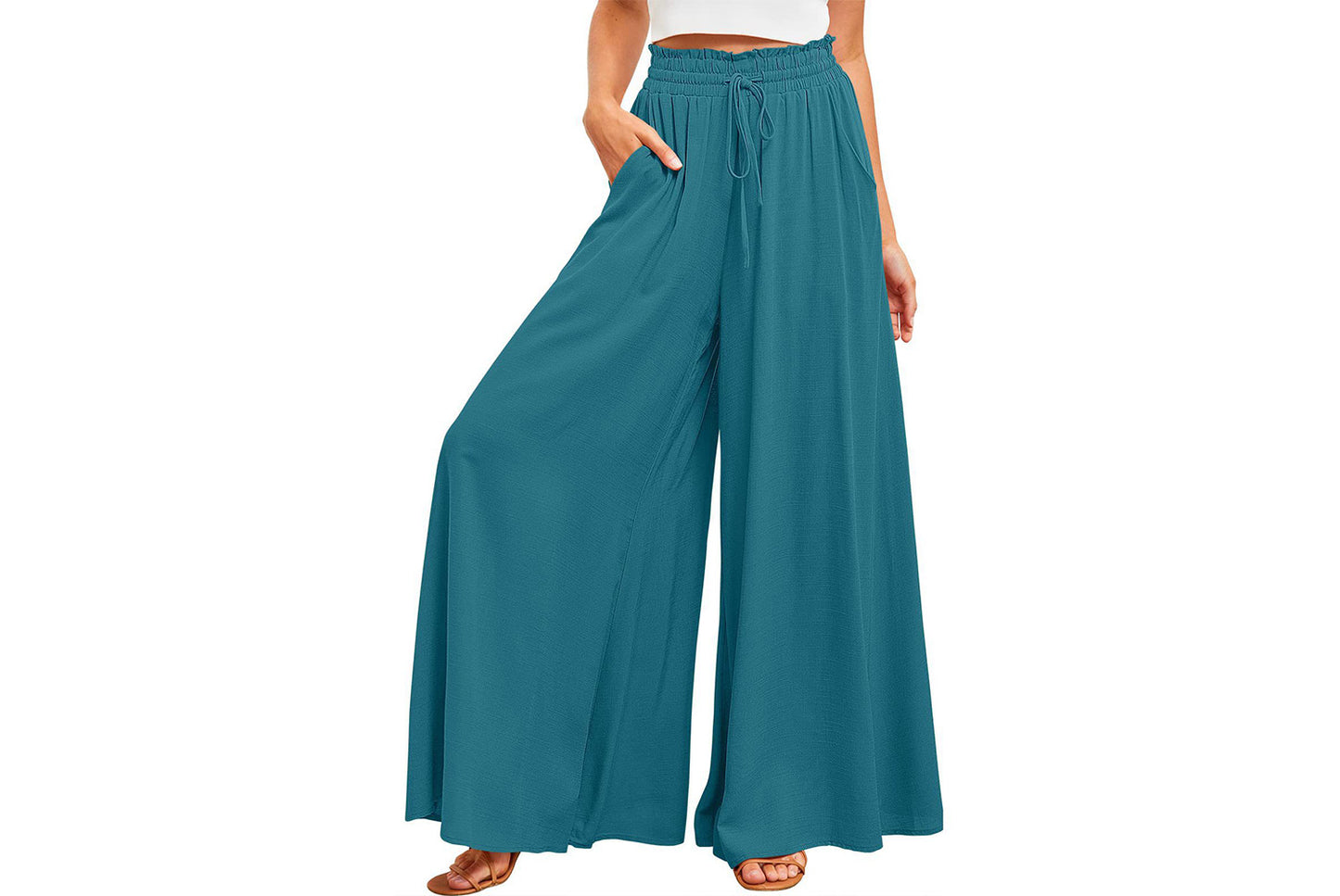 **Casual Wide-Leg Stylish Trousers**