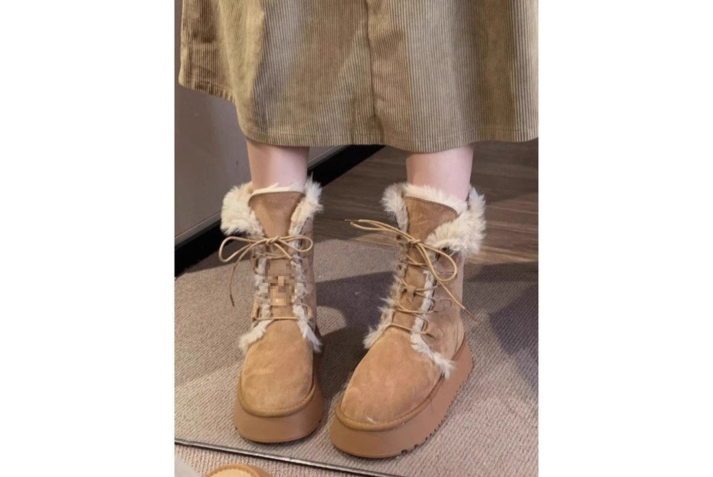Winter Fleece-Lined Warm Ankle Boots