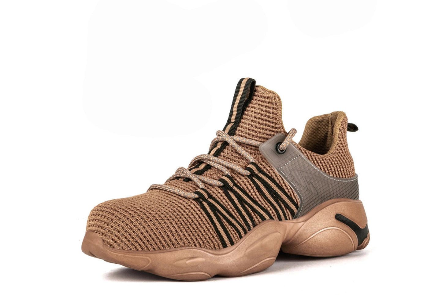 Men's Breathable Flyknit Safety Work Shoes