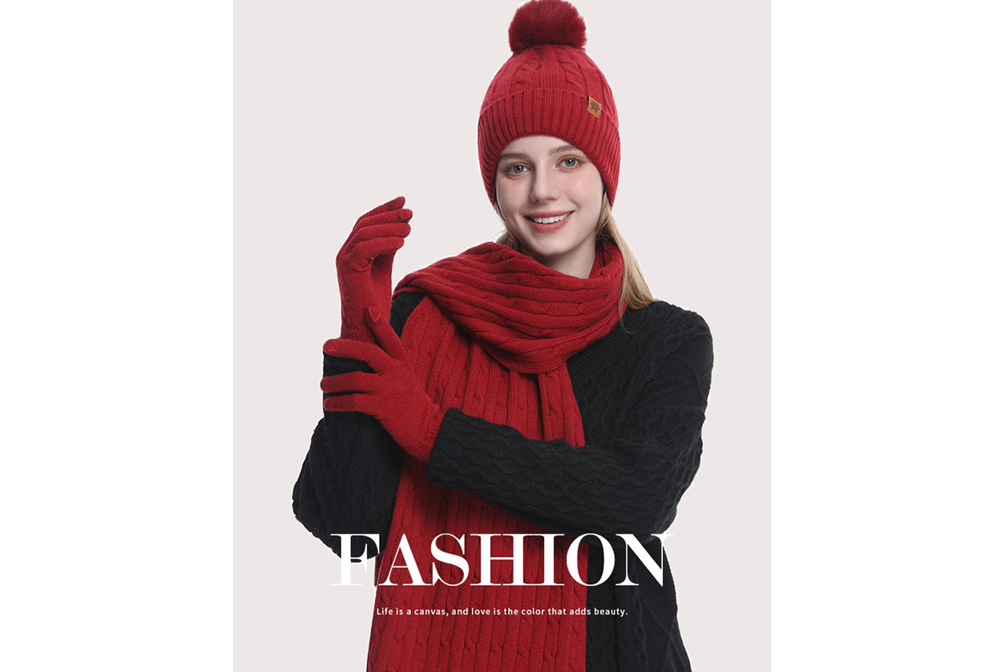Winter Warm Three-Piece Set