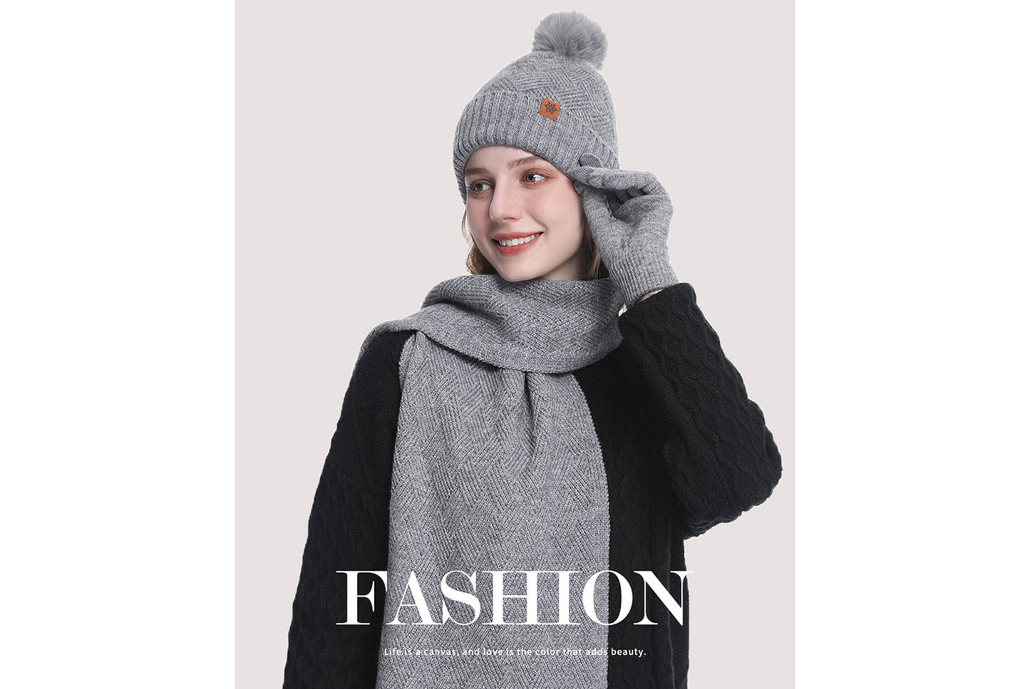 Autumn/Winter Warm Three-Piece Set | Women's