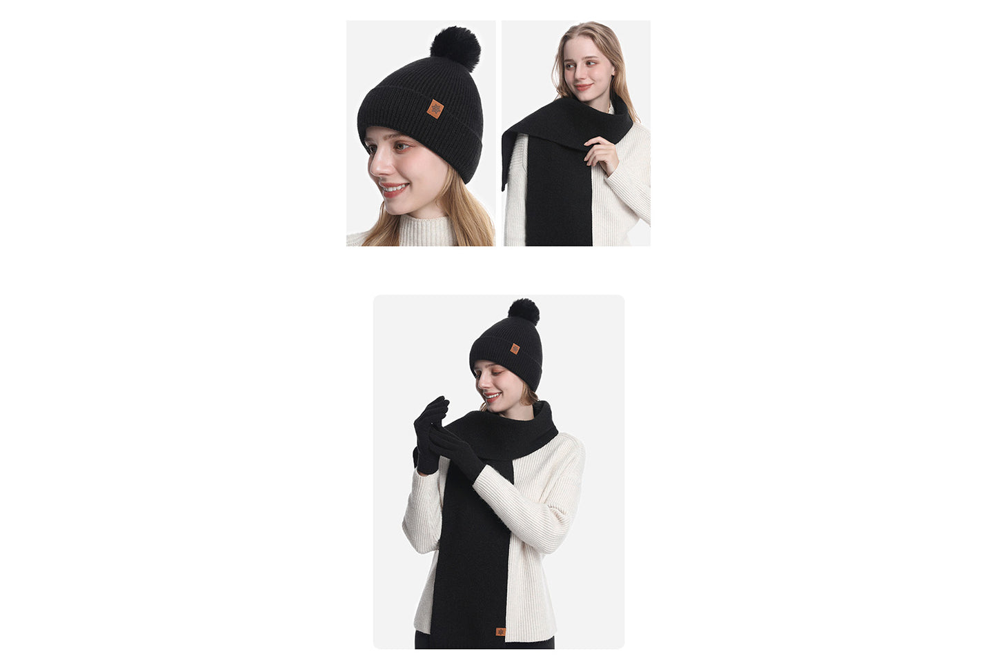Women's Winter Warm Three-Piece Set