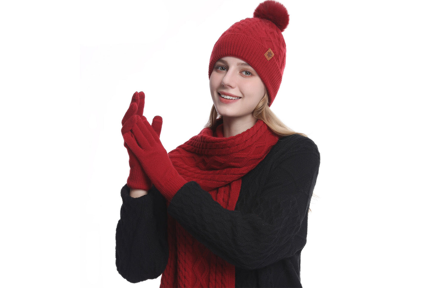 Women's Winter Warm Three-Piece Set