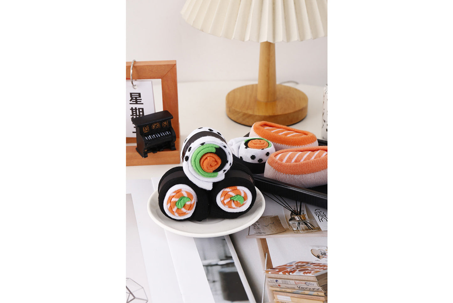 Salmon Sushi Socks Women's 5-Pair Gift Box Set
