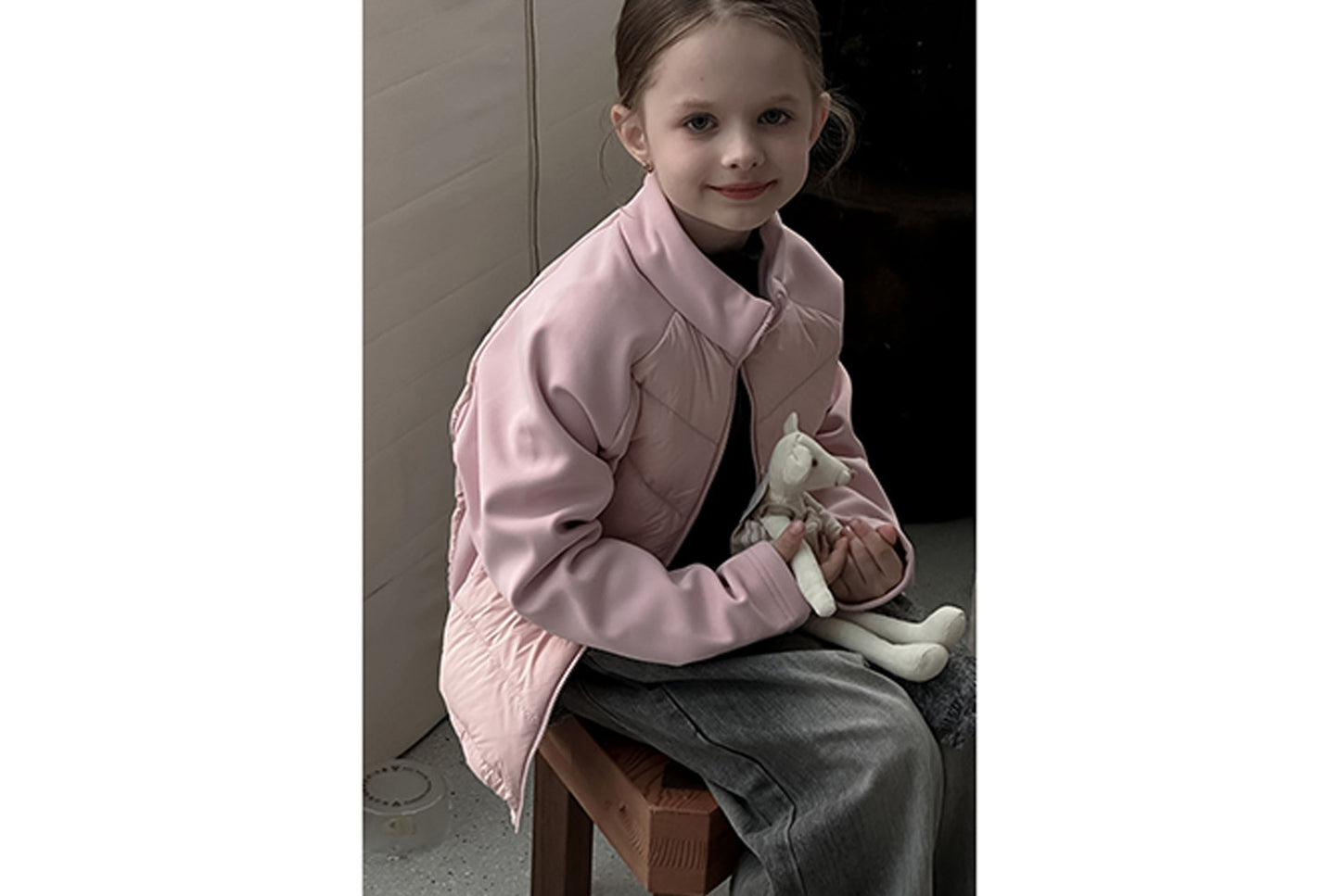 Children's White Duck Down Jacket