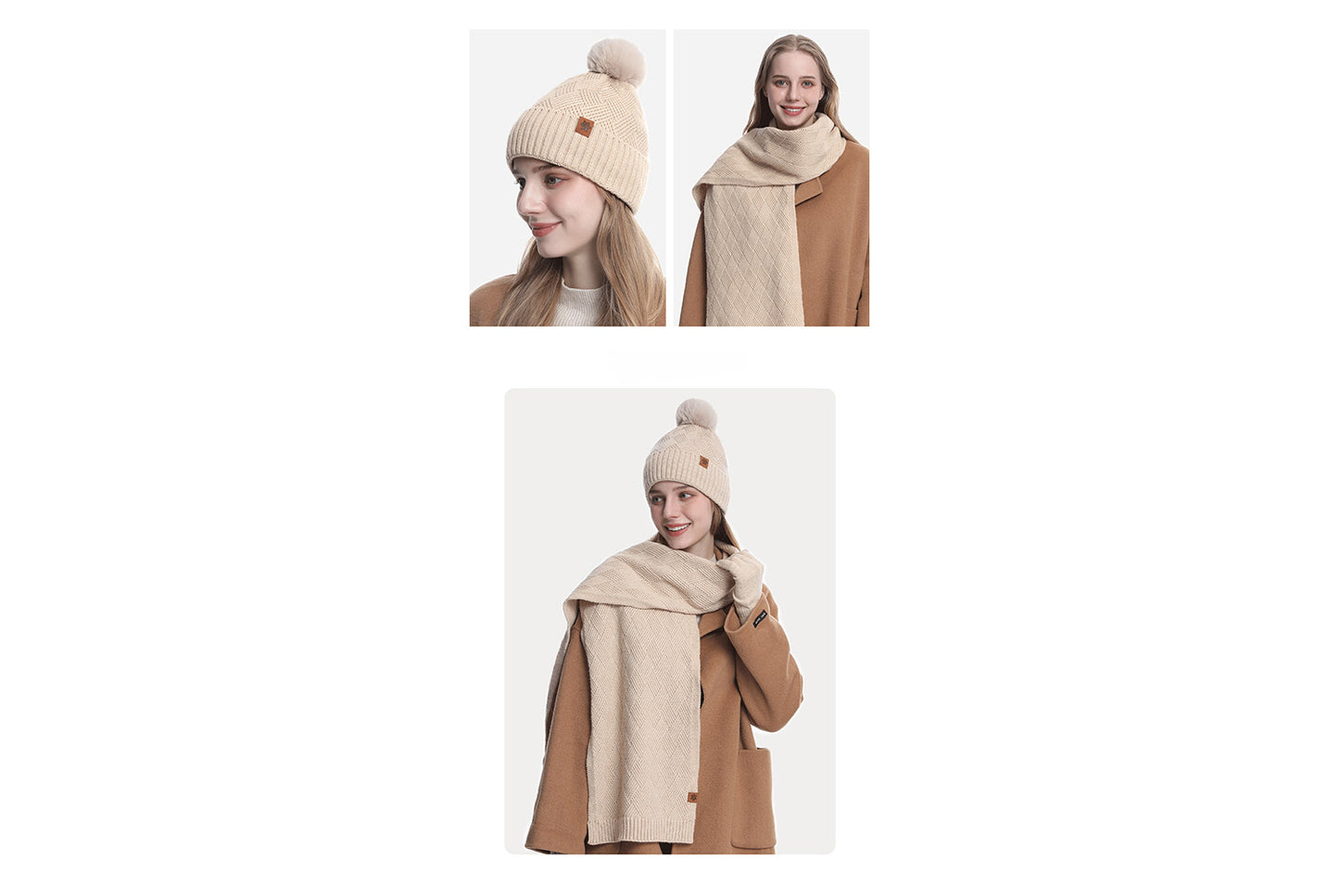 Autumn/Winter Warm Three-Piece Set | Women's