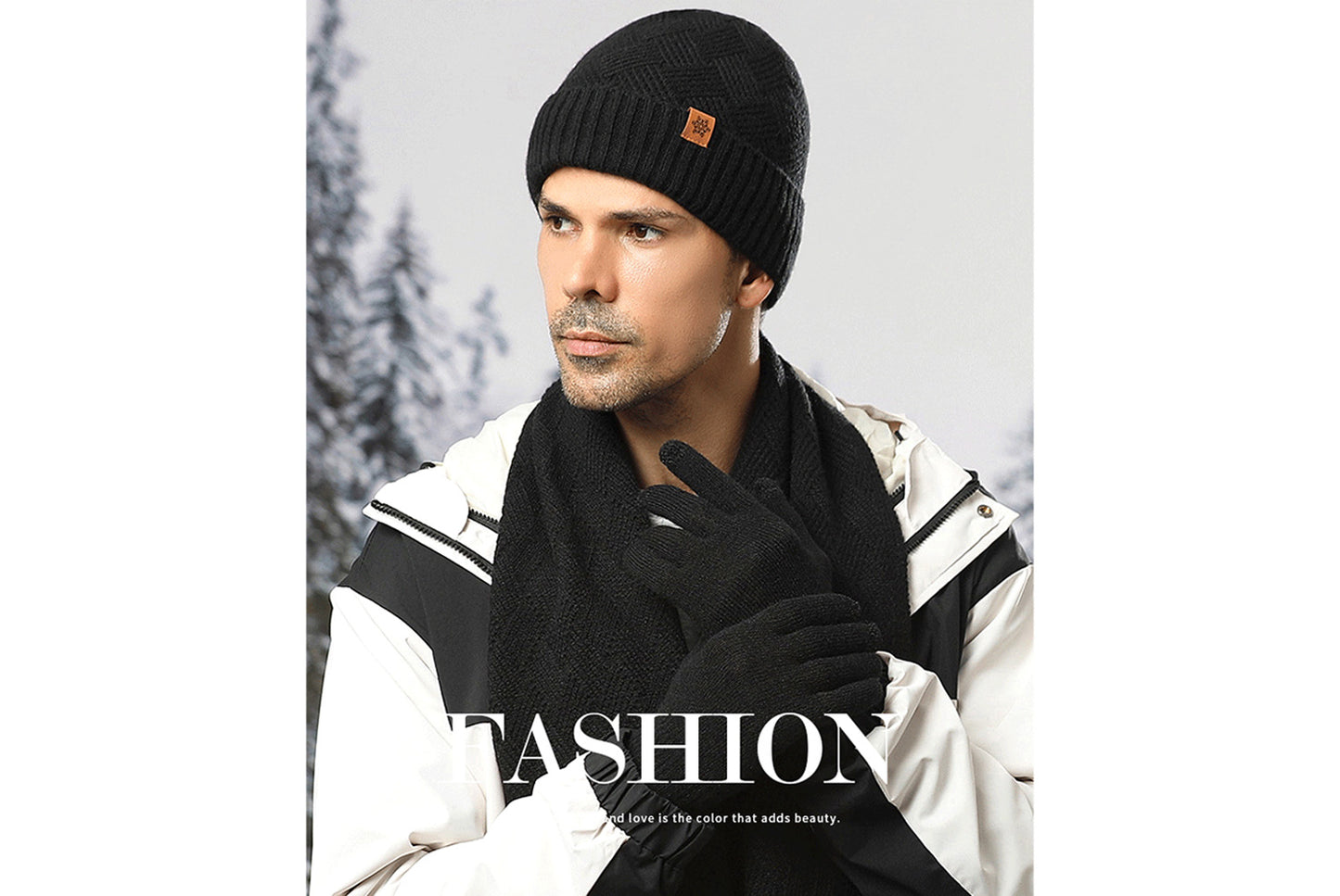 Men's Winter Warm Three-Piece Set
