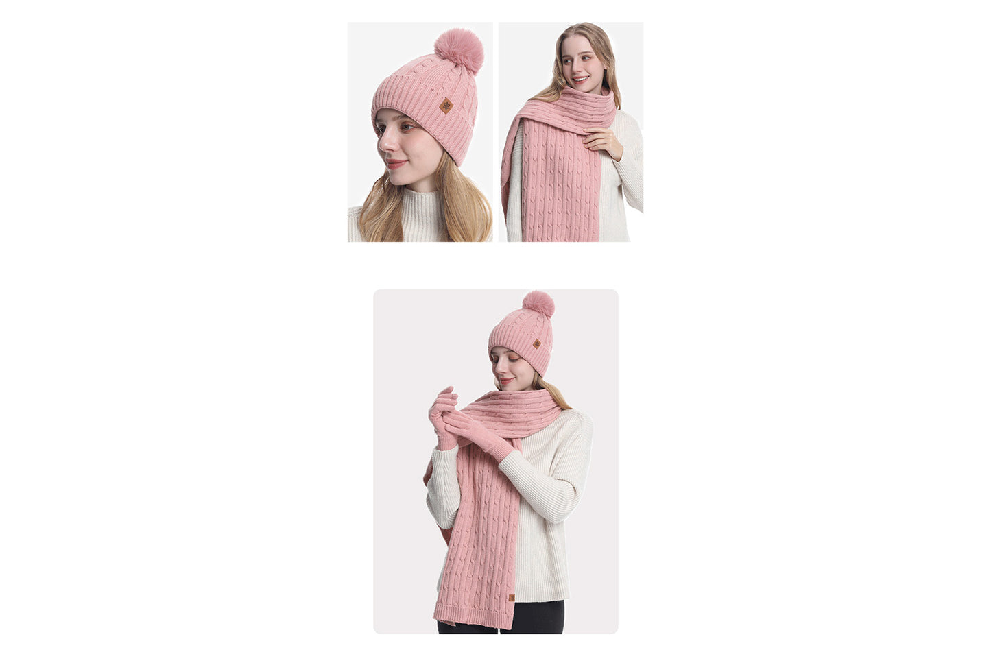 Winter Warm Three-Piece Set