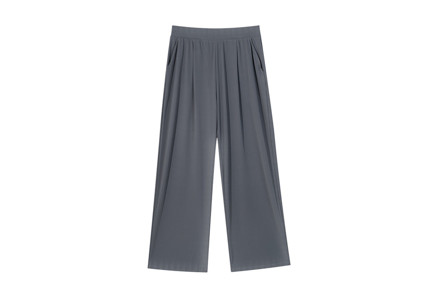 Ice Silk Casual Wide-Leg Pants