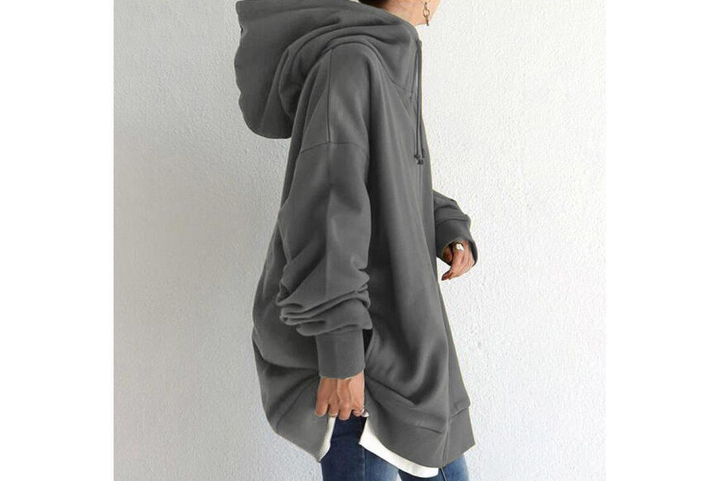 Stylish Streetwear Zippered Hooded Fleece-Lined Sweatshirt