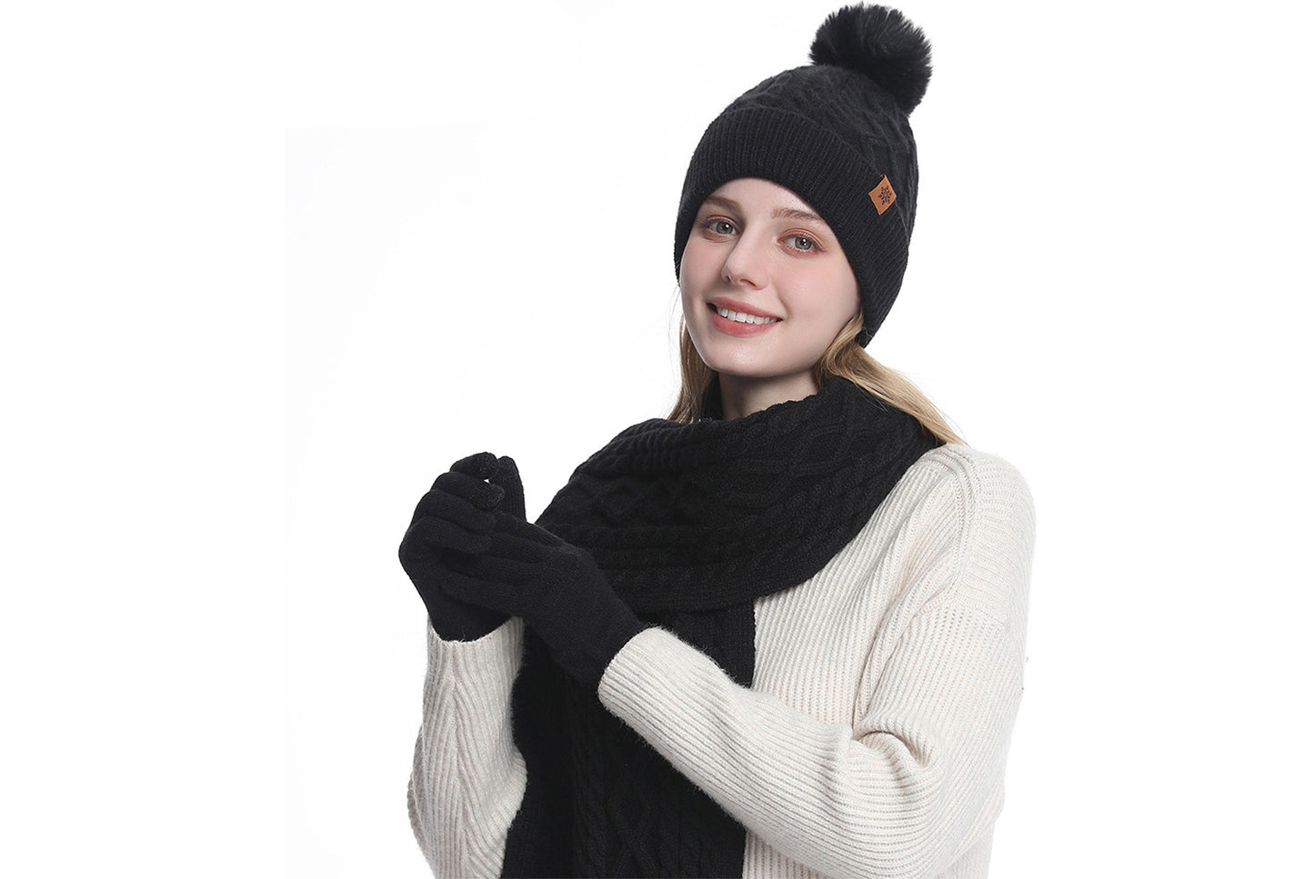 Women's Winter Warm Three-Piece Set