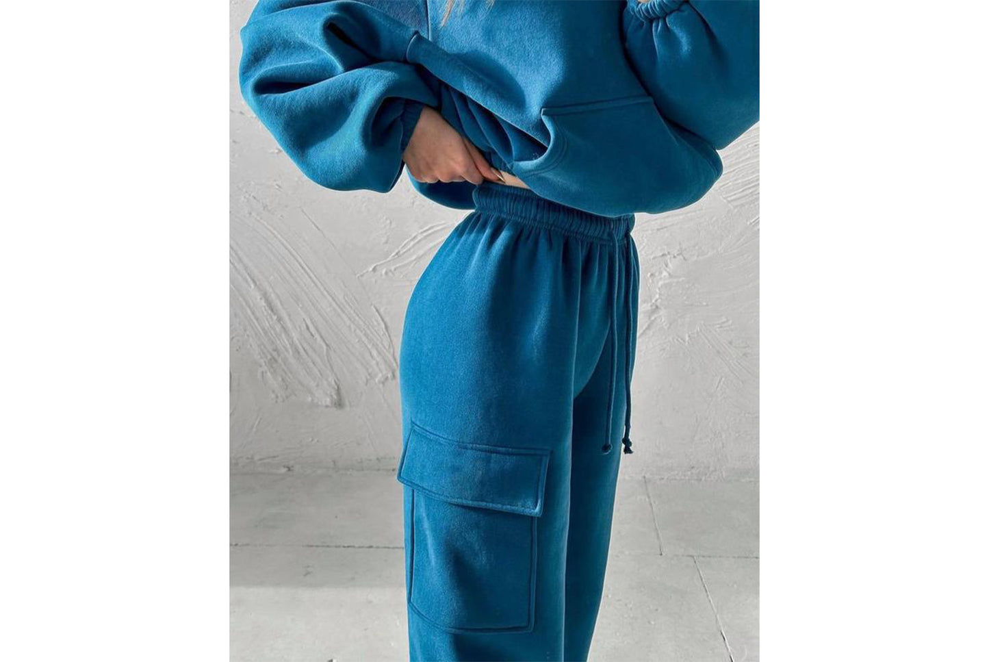 Women's New Fashionable Sporty Casual Hoodie Set