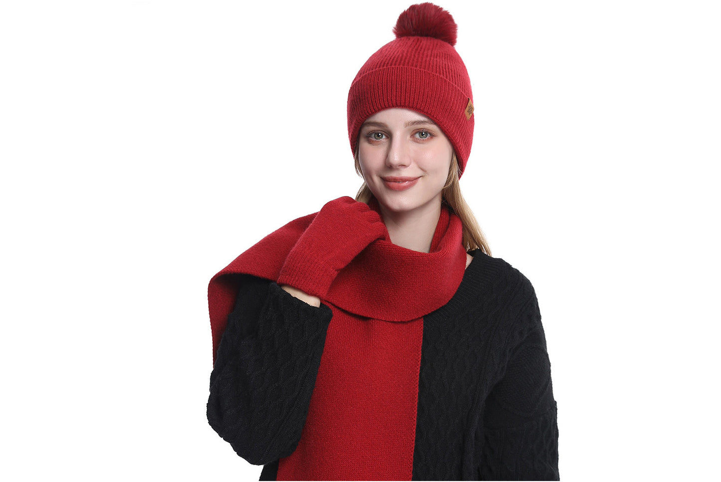 Women's Winter Warm Three-Piece Set