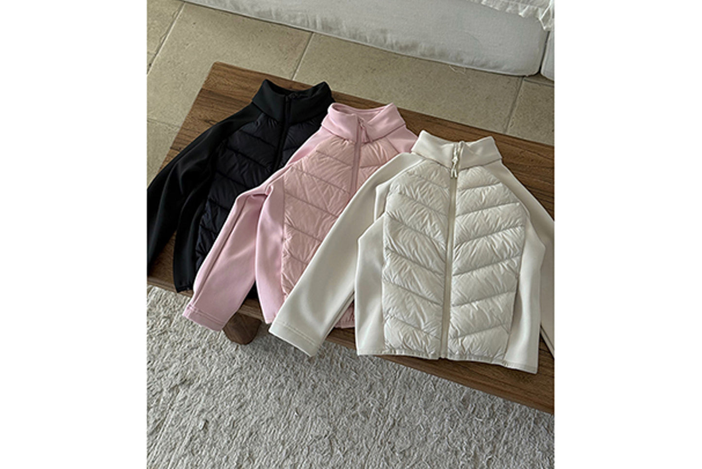 Children's White Duck Down Jacket
