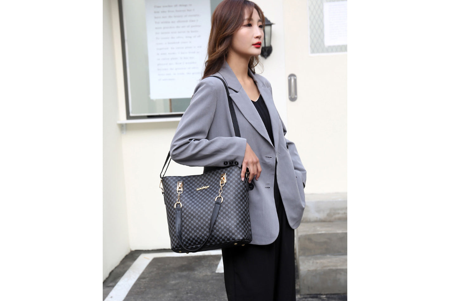 **Large Capacity Women's Handbag Set (6 Pieces)**