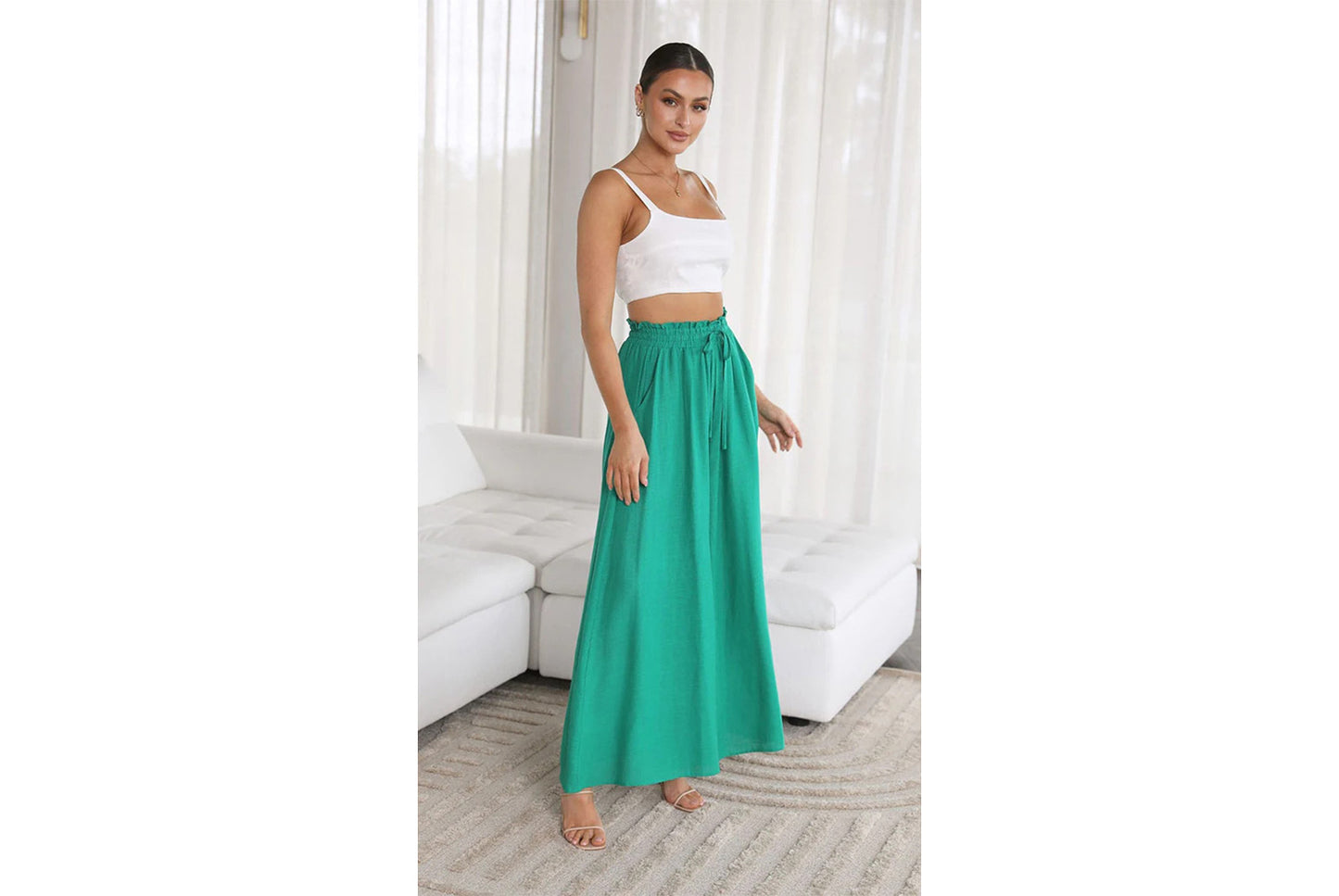 **Casual Wide-Leg Stylish Trousers**