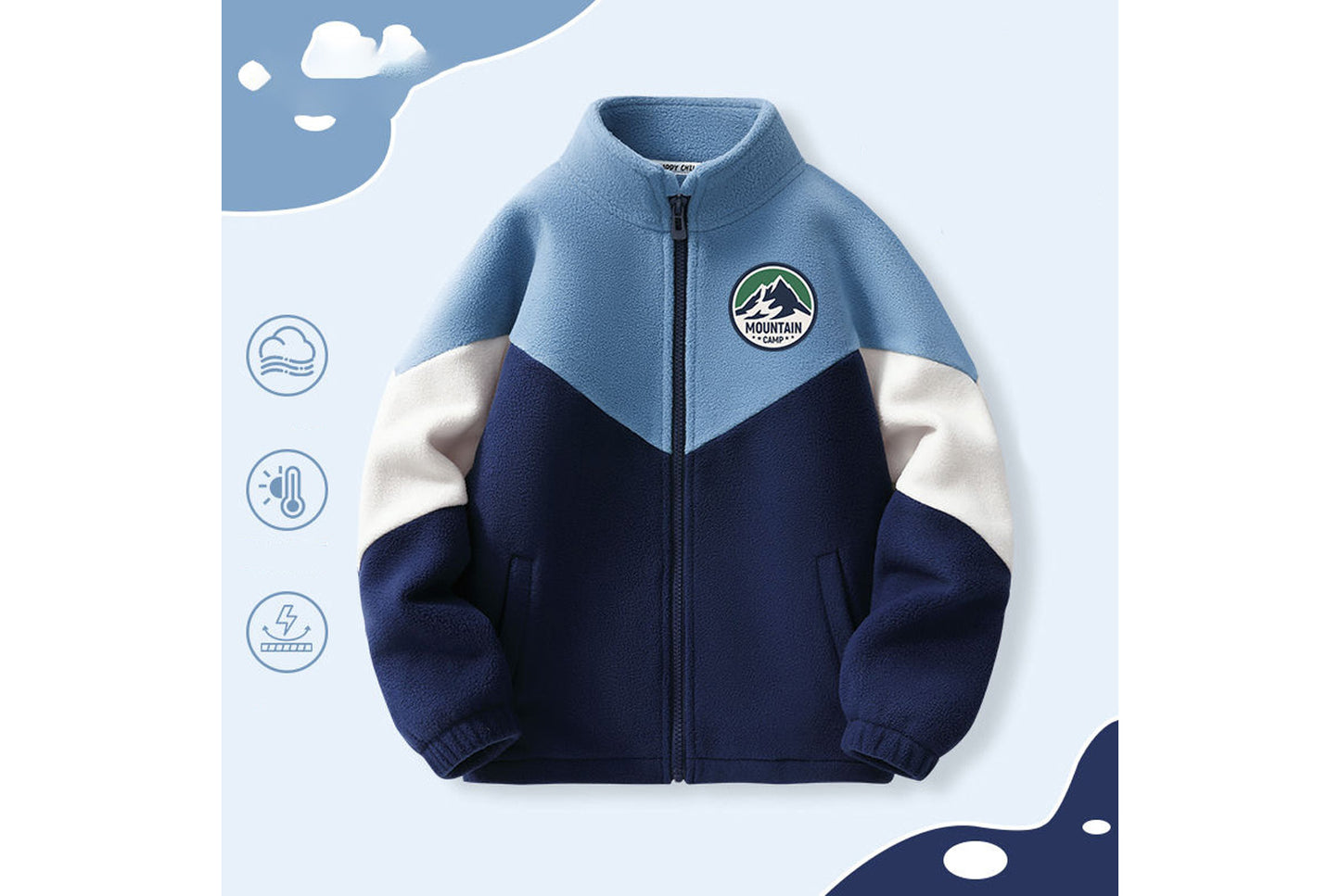 Children's Autumn/Winter Double-Sided Fleece Jacket