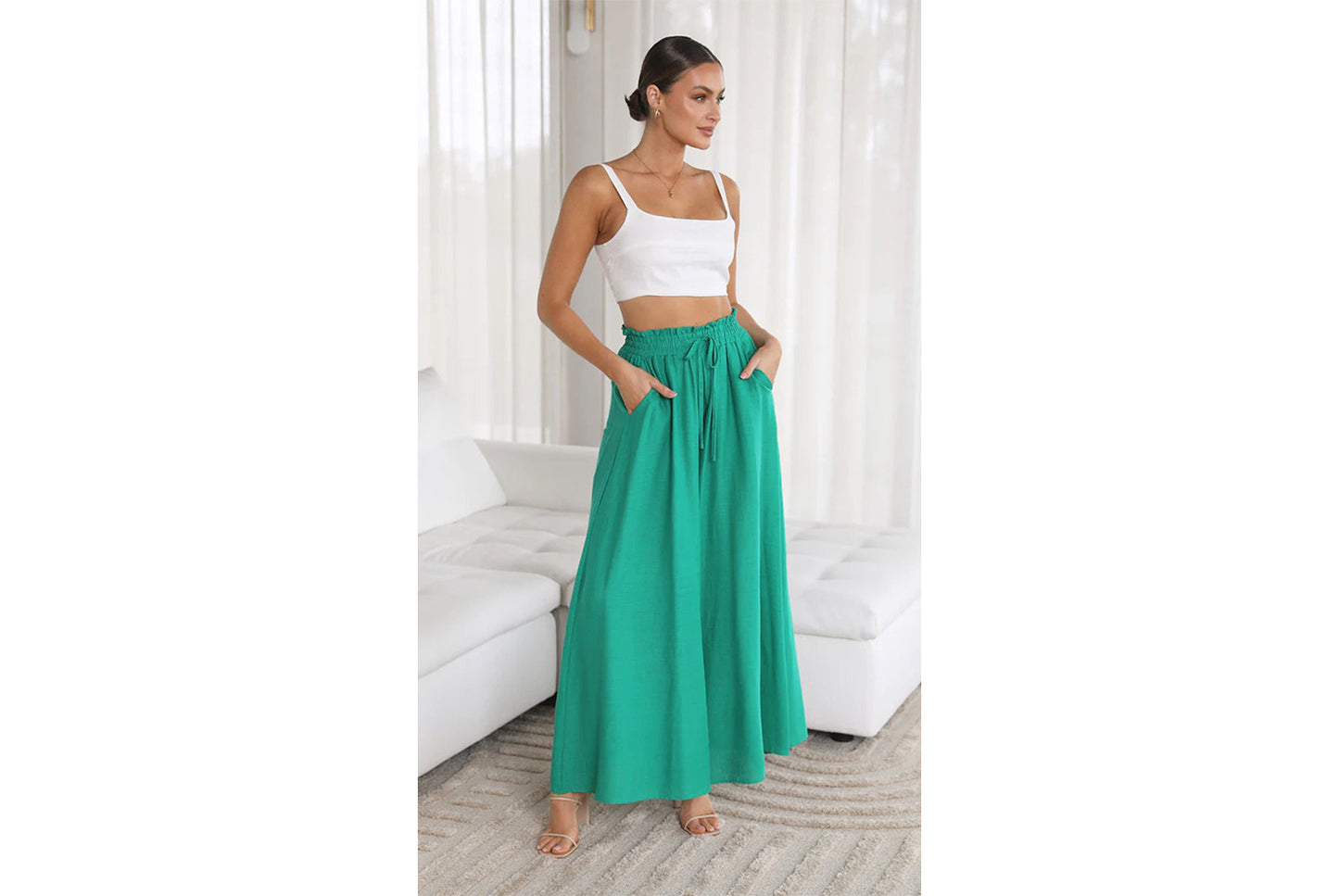 **Casual Wide-Leg Stylish Trousers**
