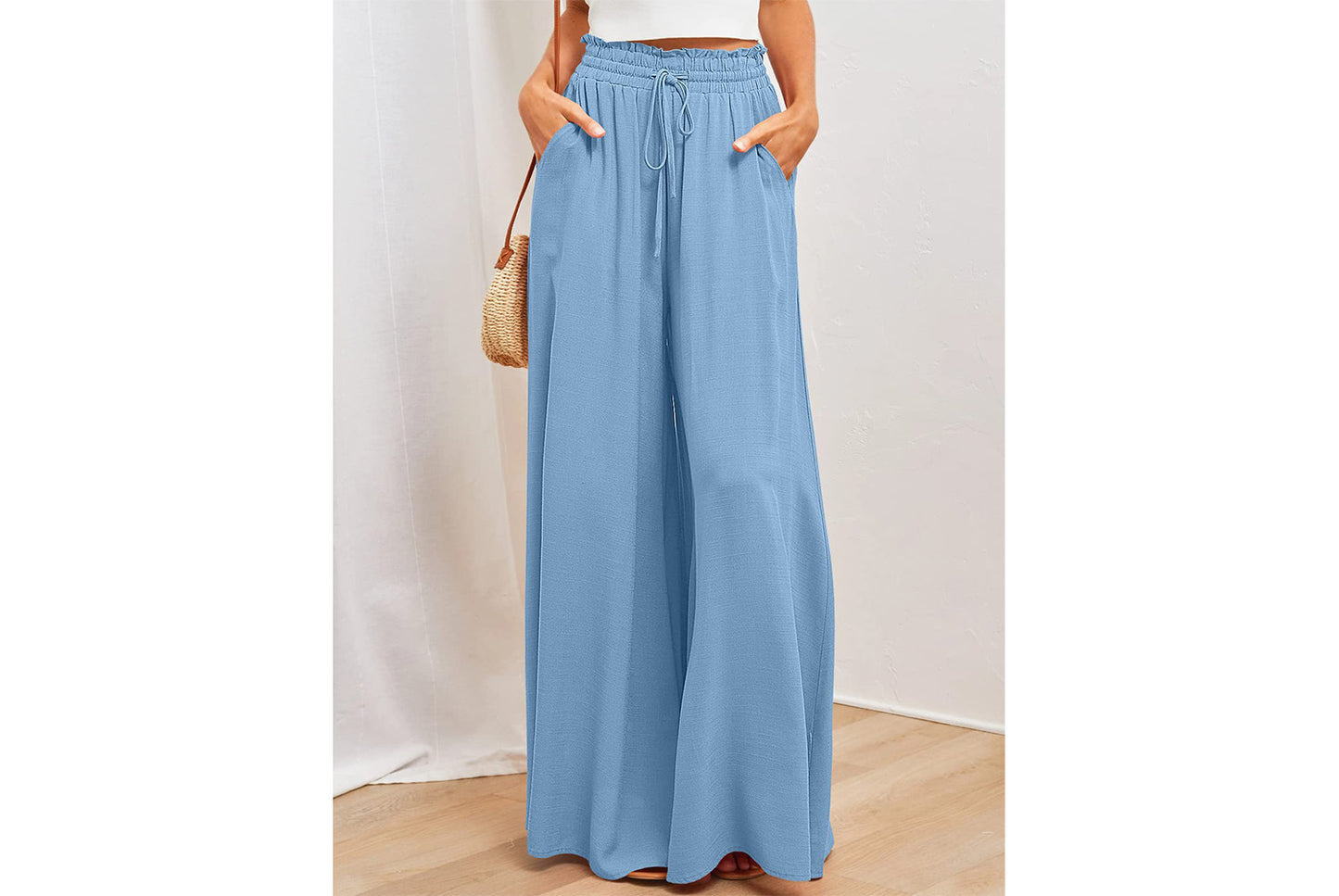 **Casual Wide-Leg Stylish Trousers**