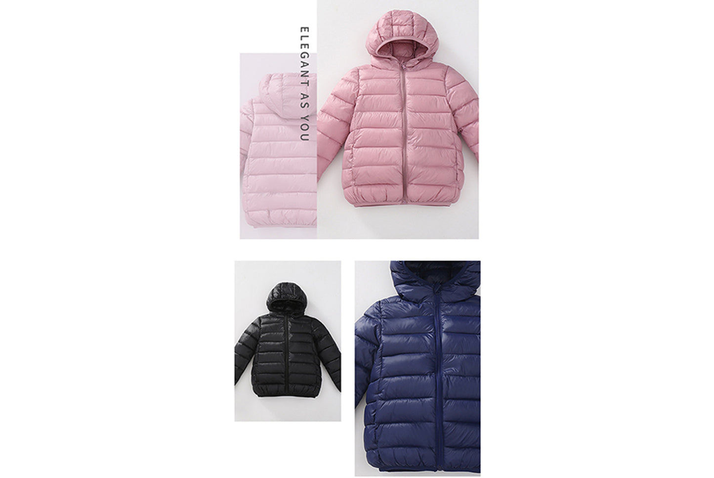Children's Lightweight Down Cotton Jacket