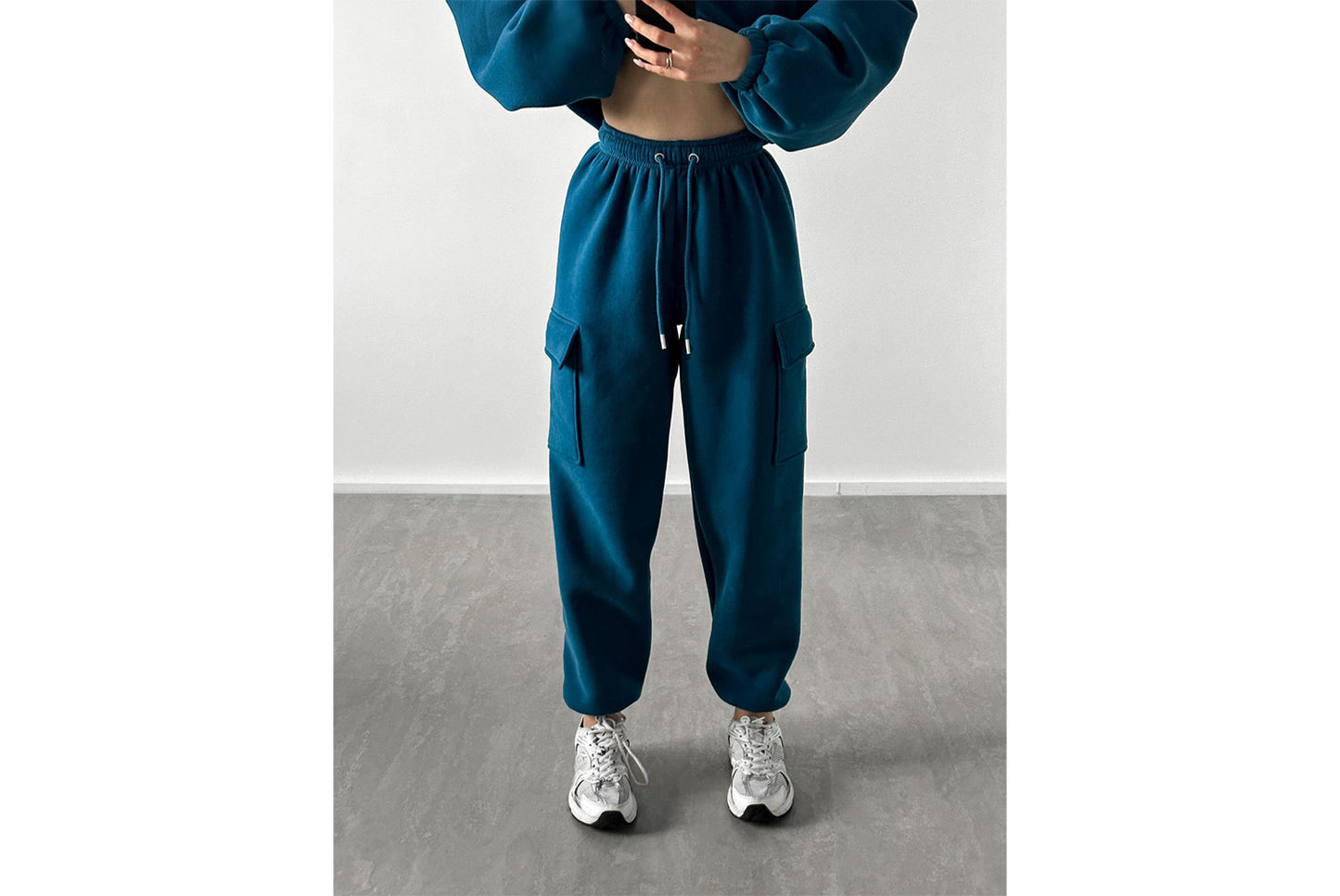 Women's New Fashionable Sporty Casual Hoodie Set