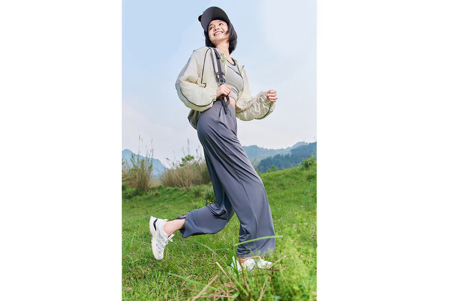 Ice Silk Casual Wide-Leg Pants